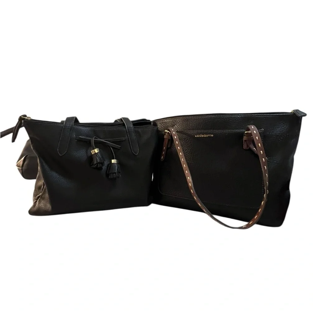 Liz Claiborne Black and Brown Purses